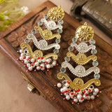 Gorgeous Dual Tone Earrings