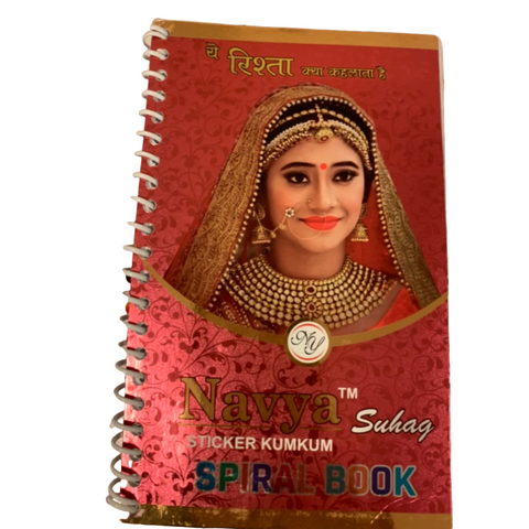 Sticker Kumkum Bindi Spiral Book