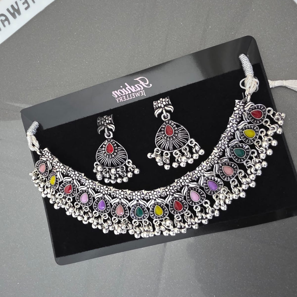 Silver tone Multicolored Sets