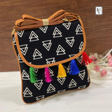Ikkat style bags