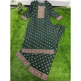 DNO ST034 New Rayon Super Hit Foil Print Kurti & Palazzos