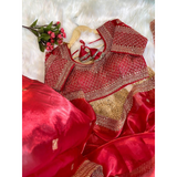 ZEENAT Pure Soft Jimmy Choo Silk Saree