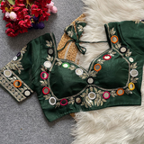 Fancy Design NAVRATRI RUHI FASHION REAL MIRROR WORK Blouse
