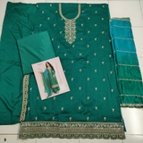 DN6945 VINAY Heavy Vichitra With  Sequence Embroidery Stitched Work