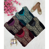 LC-1328 LAUNCHING NEW DESIGNER VELVET SUIT