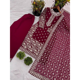 Sequence Party Wear Look Top-Palazzo Set SRK-5238