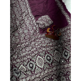 NC-5585 Most Demanding Ajrakh Mirrorwork saree collection