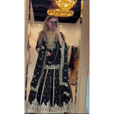 ND(5050) Heavy chinnon silk Top Lehenga Set