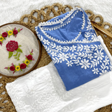 Angrakha Style Kurti  Palazzo set