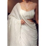 SF Fashion-COD-SF-540 Beautiful Designer Party Wear  Saree