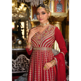 BARBIE - 562 PREMIUM Multicolor Chinon Silk Palazzo Set