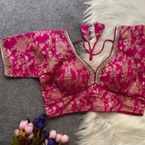 RUHI FASHION-PINKI20 Zari Work BLOUSE SIZE 38-40