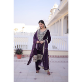 LW-9314 VELVET TOP-PANT WITH DUPATTA COLLECTION