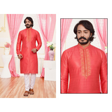 Silk Embroidery Work MEN Kurta With Pajama Set - SIZE 46