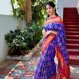 Soft Printed Silk Saree