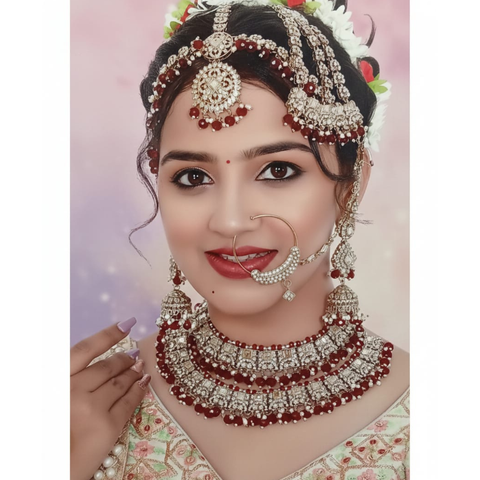 EXCLUSIVE Bridal Jewellery Set with Passa