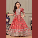 Kids Floral Gown sets