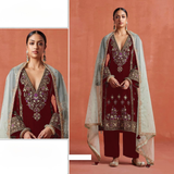 D-NO 1320 FANCY VELVET SUITS PLUS SIZE 50-52