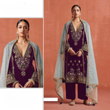D-NO 1320 FANCY VELVET SUITS PLUS SIZE 50-52