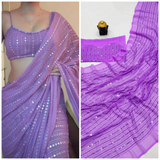 SF Fashion-COD-SF-540 Beautiful Designer Party Wear  Saree