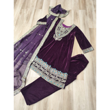 LW-9314 VELVET TOP-PANT WITH DUPATTA COLLECTION