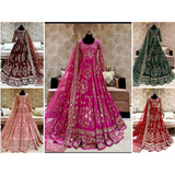 New Collection Heavy Embroidered Chinon Silk Gown