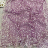 FLORAL Viscose Shimmer Georgette Saree