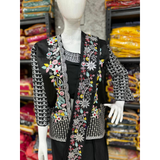 GEORGETTE DESIGNER SEQUINS SAREE JACKET Ready to Wear Saree Collection