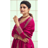 VINAY SHAHEEN 66930- Heavy Silk Georgette Salwar Suit