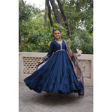 GOWN-DUPATTA COLLECTIONS Code:- LW-9275