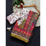 NEW VIRAL INSTRGRAM TOP TRENDING PRINT SAREE
