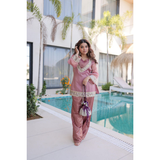 LW-9319 READYMADE TOP-PANT WITH BATWA