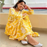 Chikankari Floral Printed Gharara Sets
