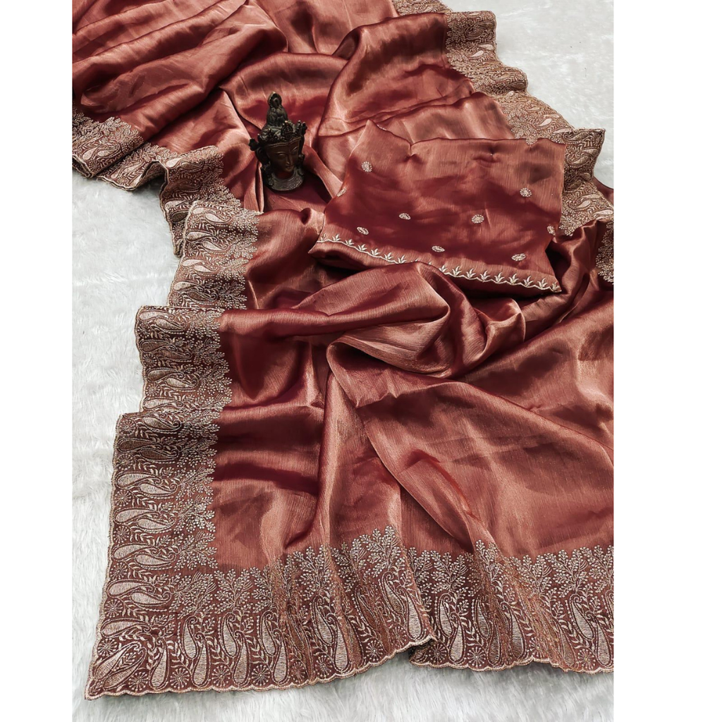 New Launch Burbury Silk Designer Saree