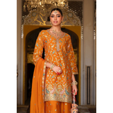 Falak Premium Heavy Embroidered Sharara Sets
