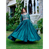 New Festival Long Gown & Duptta