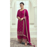 VINAY SHAHEEN 66930- Heavy Silk Georgette Salwar Suit