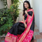 Soft Printed Silk Saree