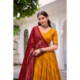 LNB125- GAURI BANDHINI STYLE LEHENGA COLLECTION