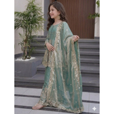 ST-0122 Kids Wear Attractive silk embroidery Kurta Set