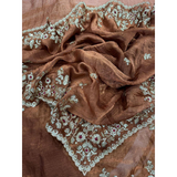 Heavy designer Saree with Sequins Blouse