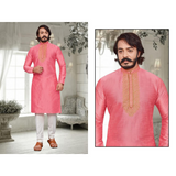 Silk Embroidery Work MEN Kurta With Pajama Set - SIZE 46