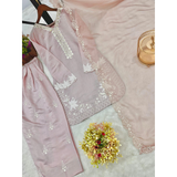 HK-1703 New Designer Collection In Roman Silk Top-Farshi Salwar