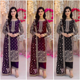 Sequence Party Wear Look Top-Palazzo Set SRK-5238