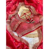 ZEENAT Pure Soft Jimmy Choo Silk Saree