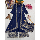 VF 226 INDOWESTERN PLAZO CHOLI SET