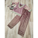 LW-9319 READYMADE TOP-PANT WITH BATWA
