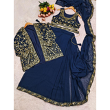 HV 9319 SUPER HIT READY-TO-WEAR JACKET SAREE DESIGN
