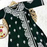 Angrakha Style Kurti  Palazzo set