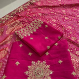 Designer Party Wear Jacquard Silk Saree